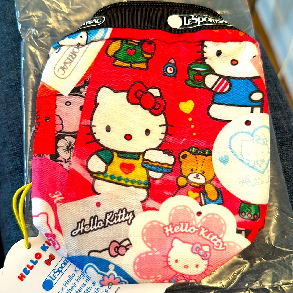 Hello Kitty LeSportsac cosmetic bag!!